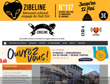 Tablet Screenshot of journalzibeline.fr